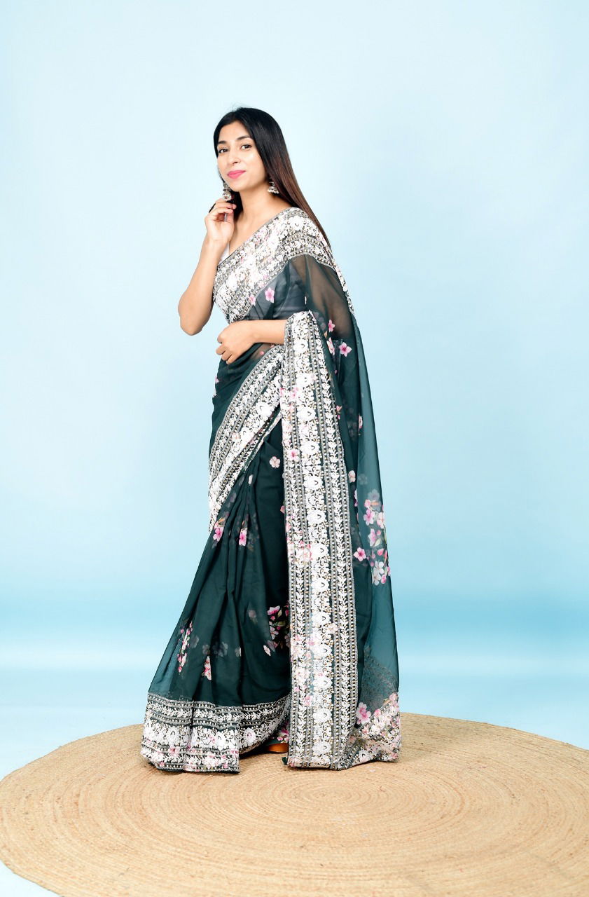 Nakshatra Party Wear Designer Wholesale Saree Collection